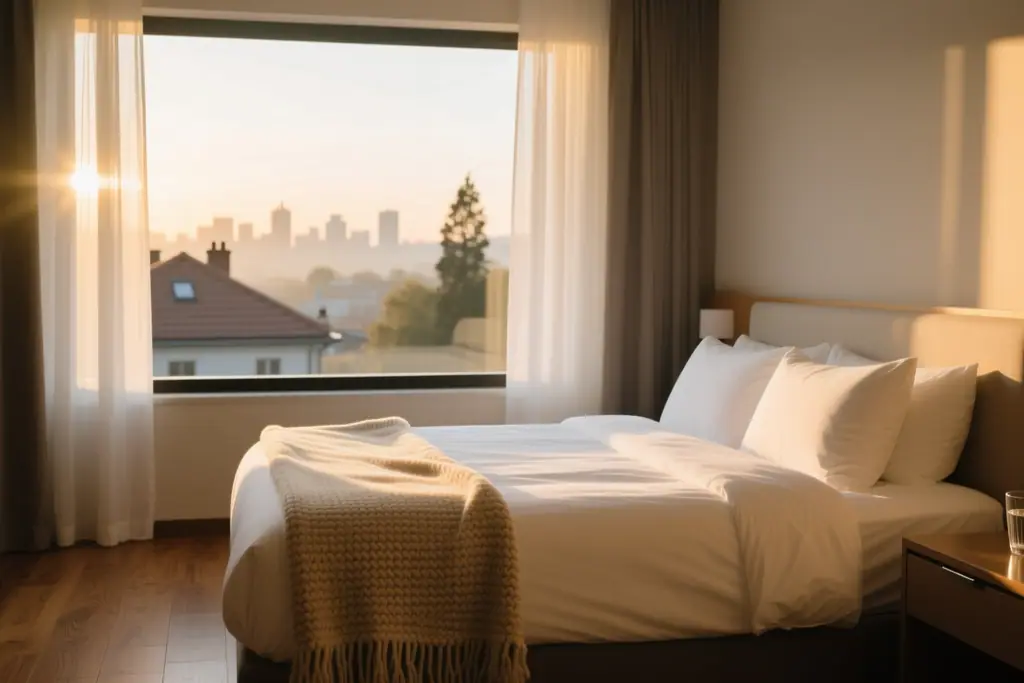 Rodzaje noclegów: hotel, hostel, apartament